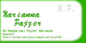 marianna pajzer business card